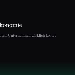 Token-Oekonomie: Was ein KI-Agenten-Unternehmen wirklich kostet